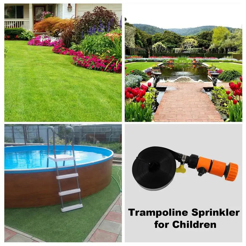 Aspersor de agua para trampolín