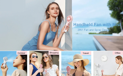 Handheld Cooling Spray Fan